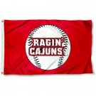 Louisiana Lafayette Ragin' Cajuns Hand Flag 3x5 ft