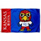 Kansas Jayhawks Hand Flag 3x5 ft Club Basketball