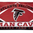 Atlanta Falcons Man Cave Banner Flag 3x5 ft
