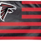 Atlanta Falcons Stripes Americana Banner Flag 3x5 ft