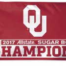 Oklahoma Sooners 2017 Sugar Bowl Champions Banner Flags 3x5 ft