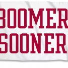 Oklahoma Sooners Boomer Sooner White Sports Flags 3x5 ft