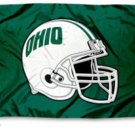 Ohio Bobcats Banner Football Helmet 3x5 ft
