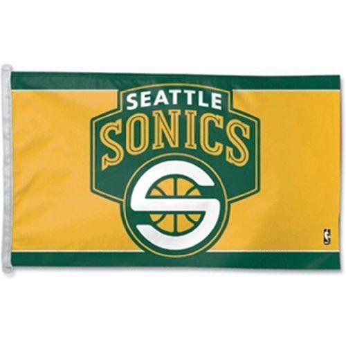 Seattle Sonics custom flag 3x5 ft