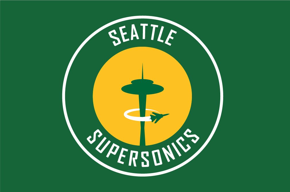 Seattle Sonics custom flag 3x5 ft