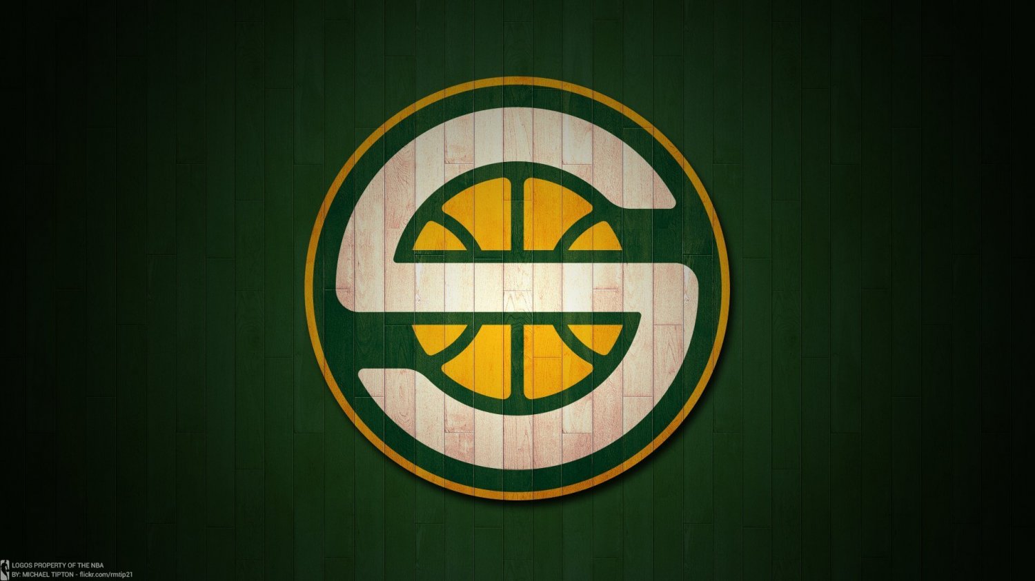 Seattle Sonics custom flag 3x5 ft