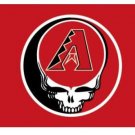 Arizona Diamondbacks Grateful Dead Skull Flag 3x5 ft