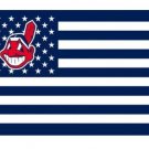 Cleveland Indians USA American flags 3x5 ft