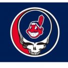 Cleveland Indians Dead Skull Blue flags 3x5 ft