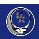 Colorado Rockies Dead Skull flags 3x5 ft