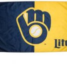 Milwaukee Brewers Miller Lite flag 3x5 ft