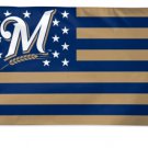 Milwaukee Brewers Star flag 3x5 ft