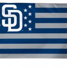 San Diego Padres Star and Stripes Banner flags 3x5 ft