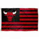 Chicago Bulls Americana Stripes Nation Flag