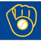 Milwaukee Brewers Glove Blue Banners Flags 3x5 ft