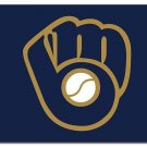 Milwaukee Brewers Glove Dark Blue Banners Flags 3x5 ft