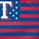 Texas Rangers Stars & Stripes Banner Flag 3x5 ft