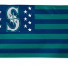 Seattle Mariners Stars & Stripes Banner flag 3x5 ft