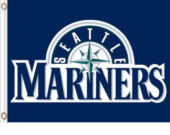Seattle Mariners Polyester Banner flag 3x5 ft