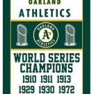 Oakland Athletics World Series Champions Banner flag 3x5 ft