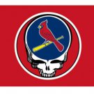 St. Louis Cardinals Deah Skull Banner flags 3x5 ft