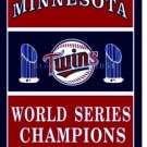 Minnesota Twins Series Champion Banner flag 3x5 ft