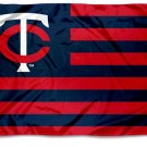 Minnesota Twins Americana Nation Banner flag 3x5 ft