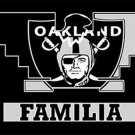 Oakland Raiders Familia Flag 3x5 ft