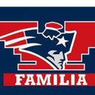 New England Patriots Familia Flag 3x5 ft