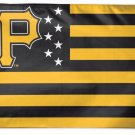 Pittsburgh Pirates Stars and Stripe Banner flag 3x5 ft