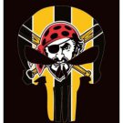 Pittsburgh Pirates Punisher Skull Banner flag 3x5 ft