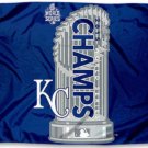 Kansas City Royals 2015 World Series Champs Banner flags 3x5 ft