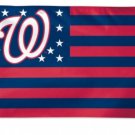 Washington Nationals Patriotic Team Banner flag 3x5 ft