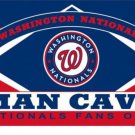 Washington Nationals Man Cave Banner flag 3x5 ft