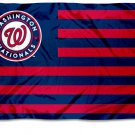 Washington Nationals Stripes Banner flag 3x5 ft