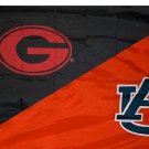 Georgia & Auburn Divided Flag 3x5 ft