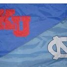 Kansas & North Carolina Divided Flag 3x5 ft
