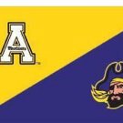 Appalachian State & East Carolina Divided Flag 3x5 ft