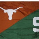Texas & Michigan State Divided Flag 3x5 ft