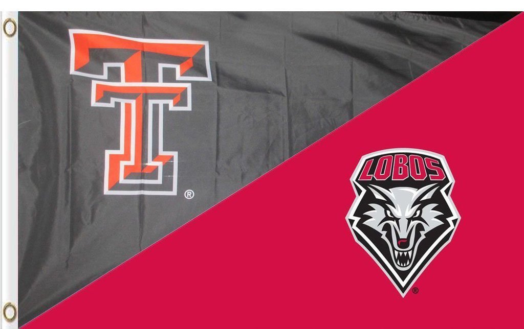Texas Tech & New Mexico Divided Flag 3x5 ft