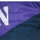 Northwestern & Illinois Divided Flag 3x5 ft