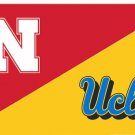 Nebraska & UCLA Divided Flag 3x5 ft