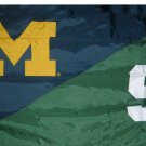 Michigan & Michigan State Divided Flag 3x5 ft