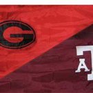 Georgia & Texas A&M Divided Flag 3x5 ft