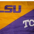 LSU & TCU Divided Flag 3x5 ft