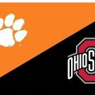 Clemson and The Ohio State University Divided Flag 3x5 ft