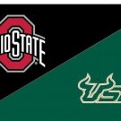 The Ohio State University and South Florida Divided Flag 3x5 ft