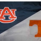 Auburn & Tennessee Divided Flag 3x5 ft
