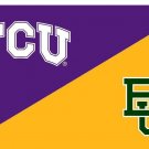 TCU & Baylor Divided Flag 3x5 ft