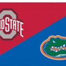 The Ohio State University and Florida Divided Flag 3x5 ft